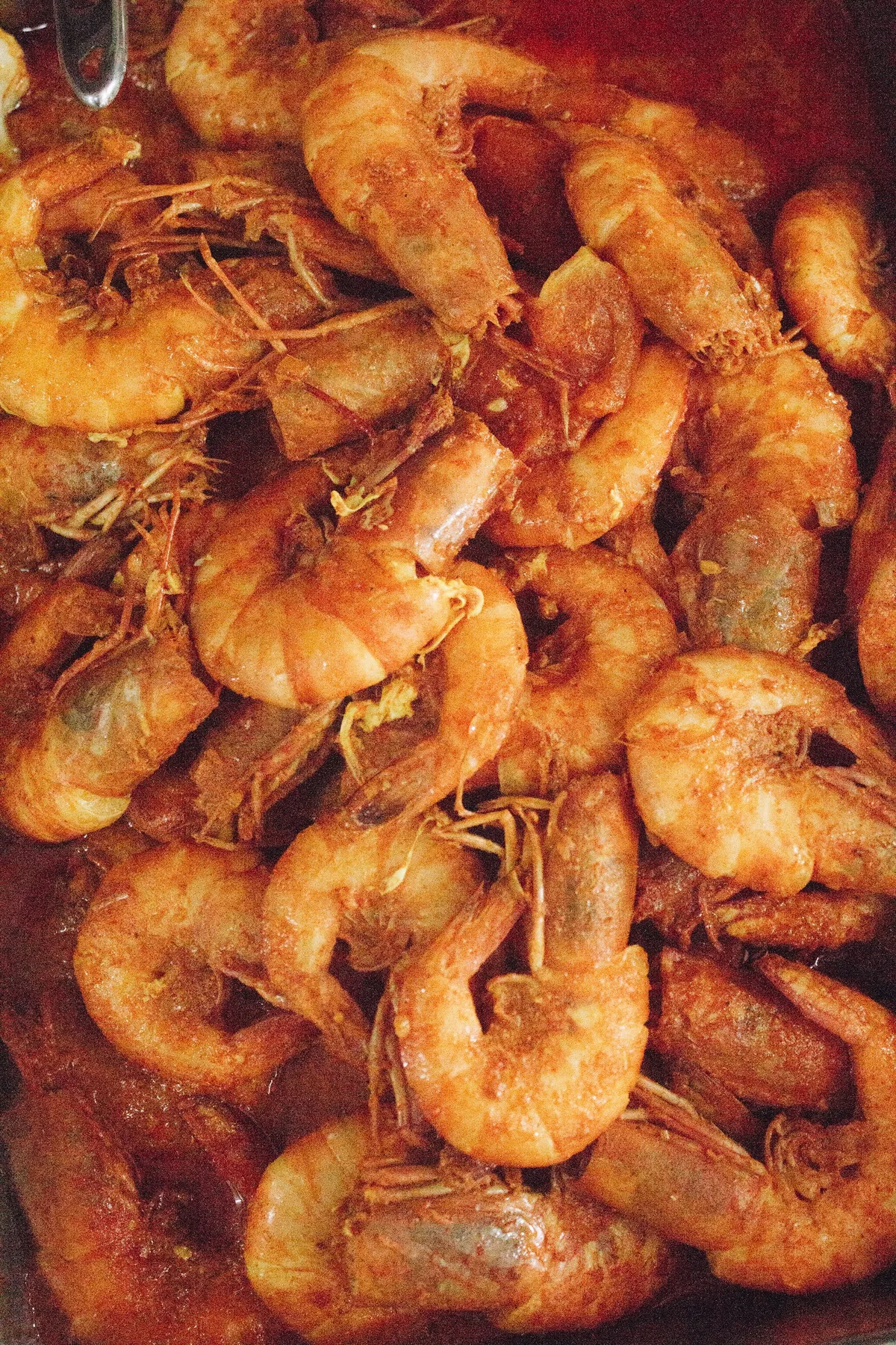 Sambal prawns