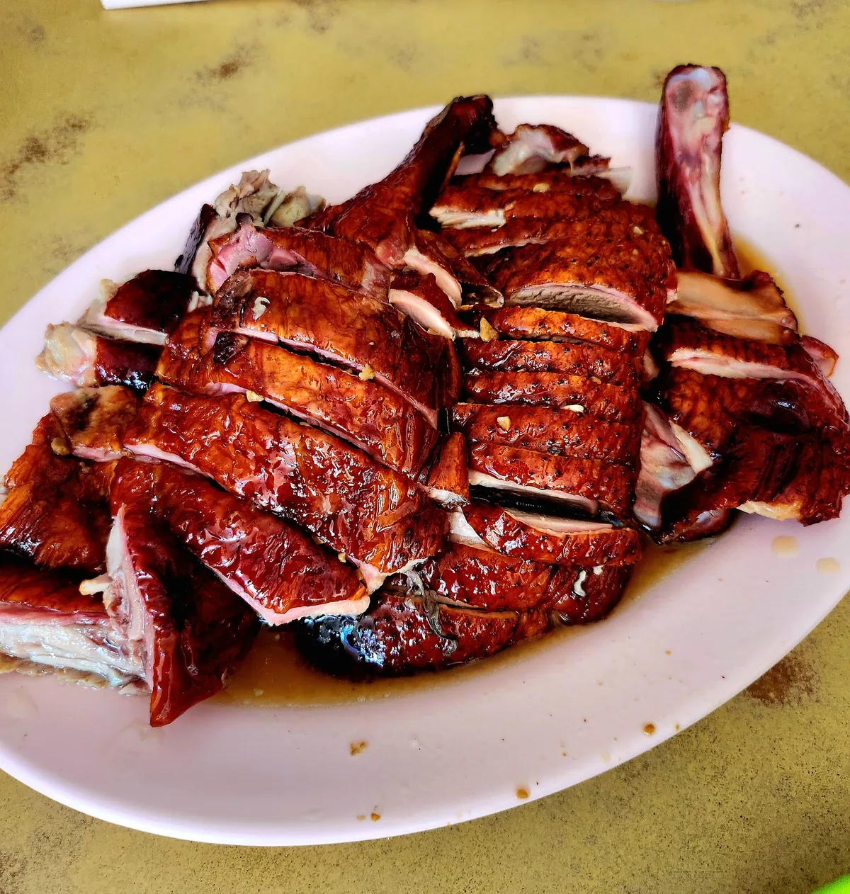 Roast duck platter