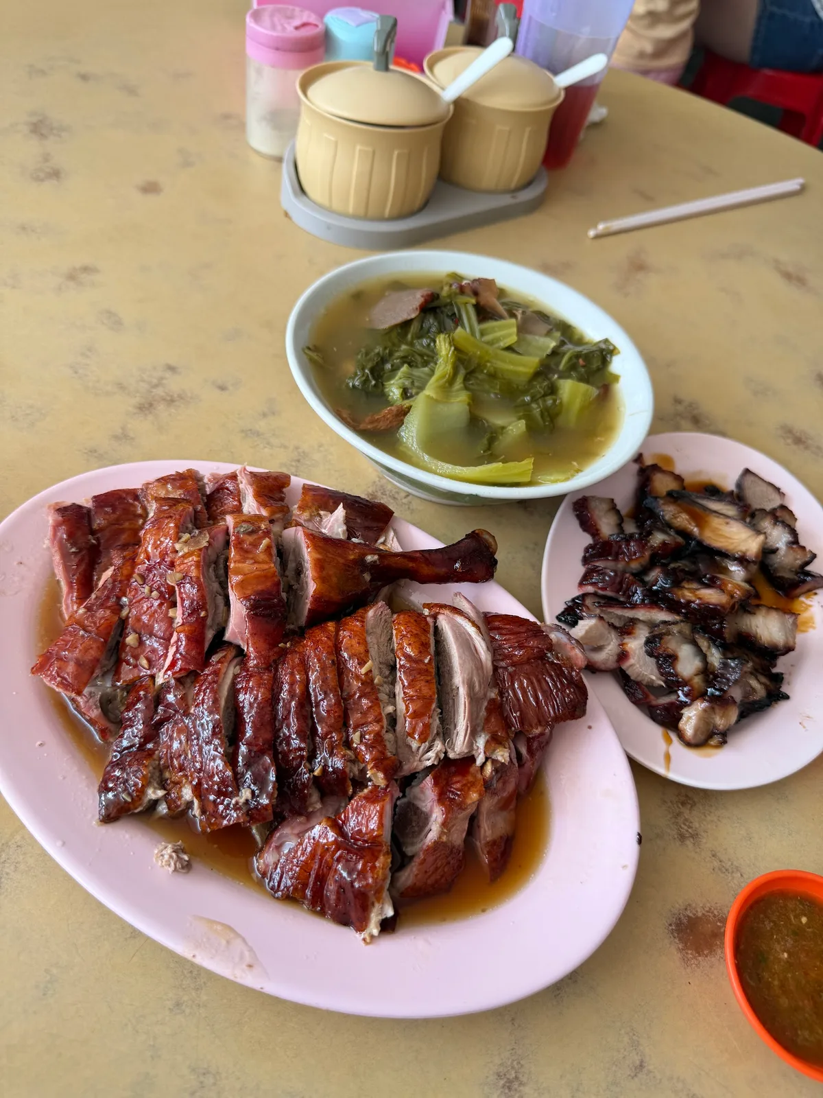 Ah Moi Kau Roast Duck Porridge Rice — signature dish