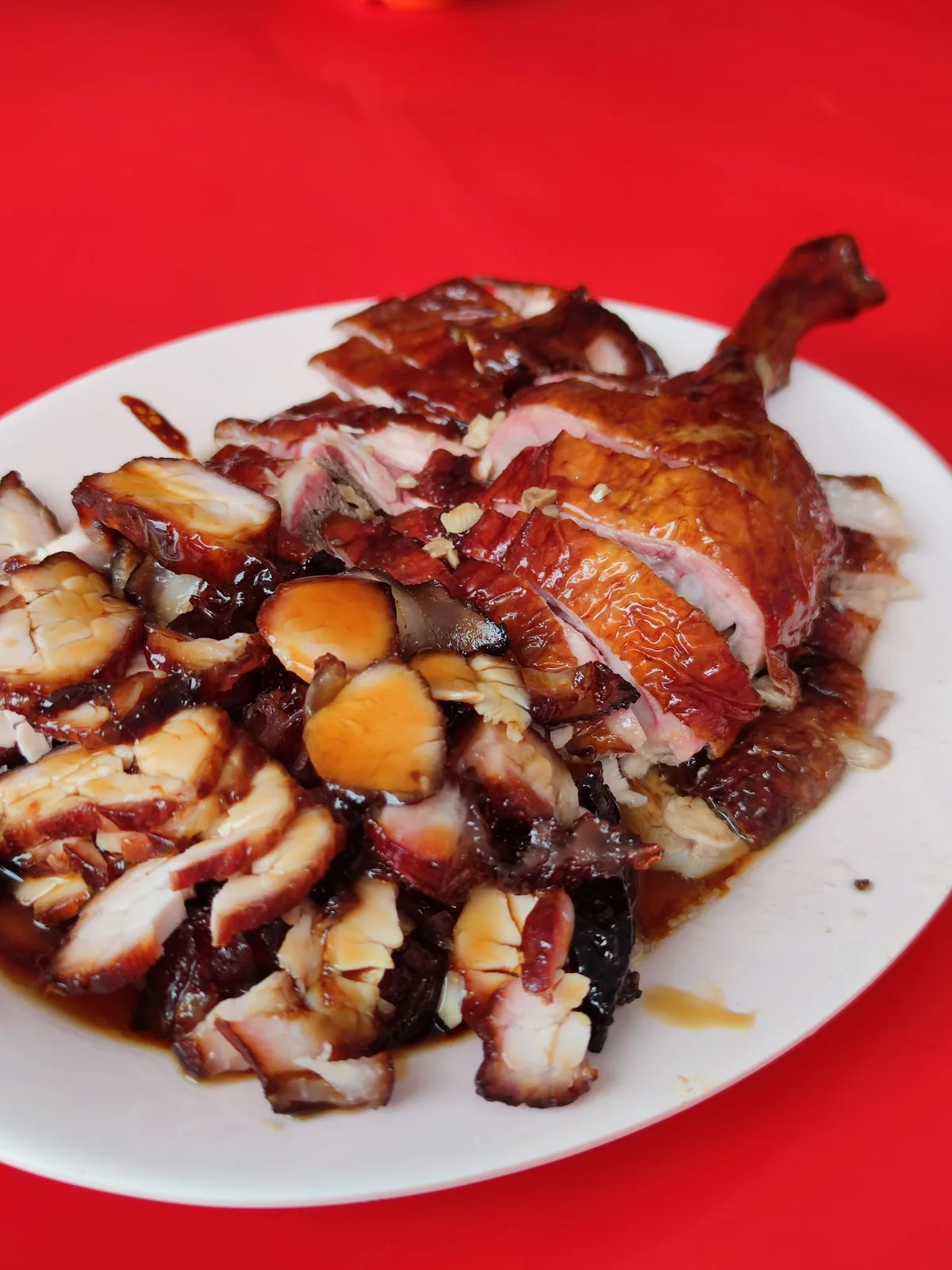 Ah Moi Kau Roast Duck Porridge Rice — signature dish
