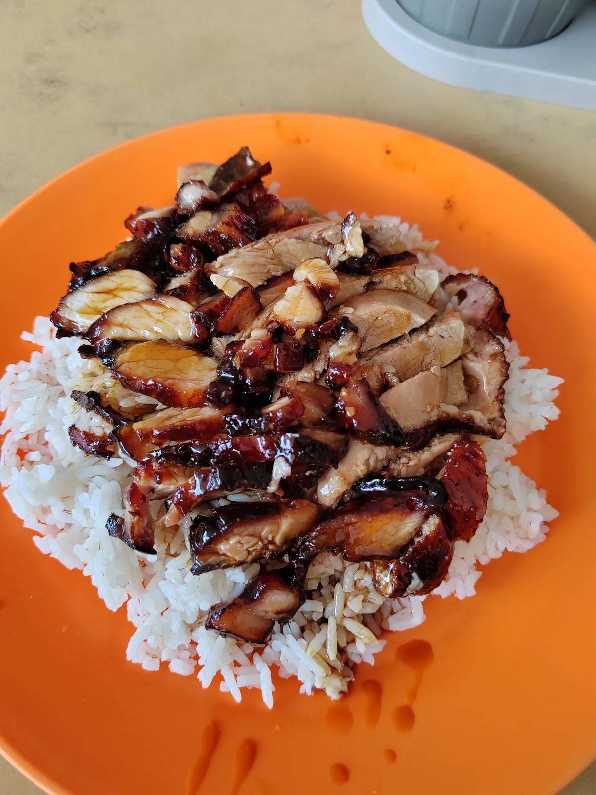 Ah Moi Kau Roast Duck Porridge Rice — signature dish