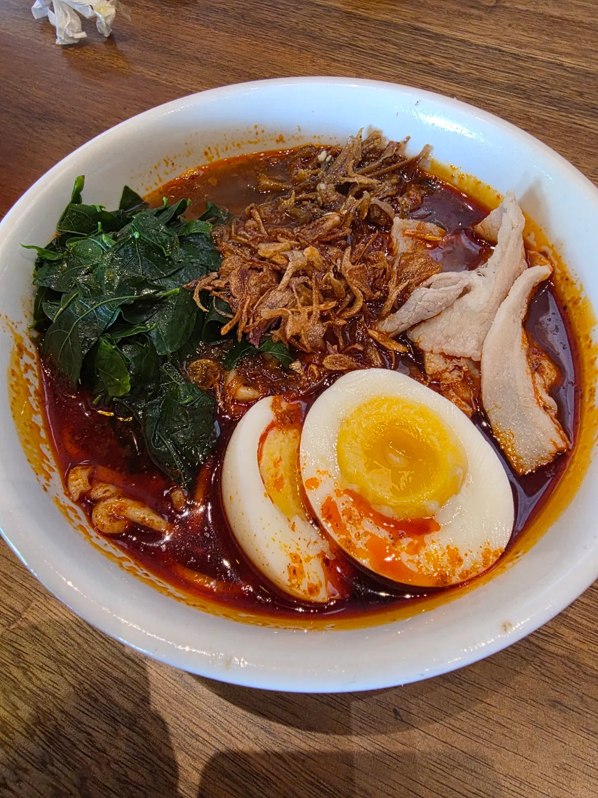 Chilli soup pan mee