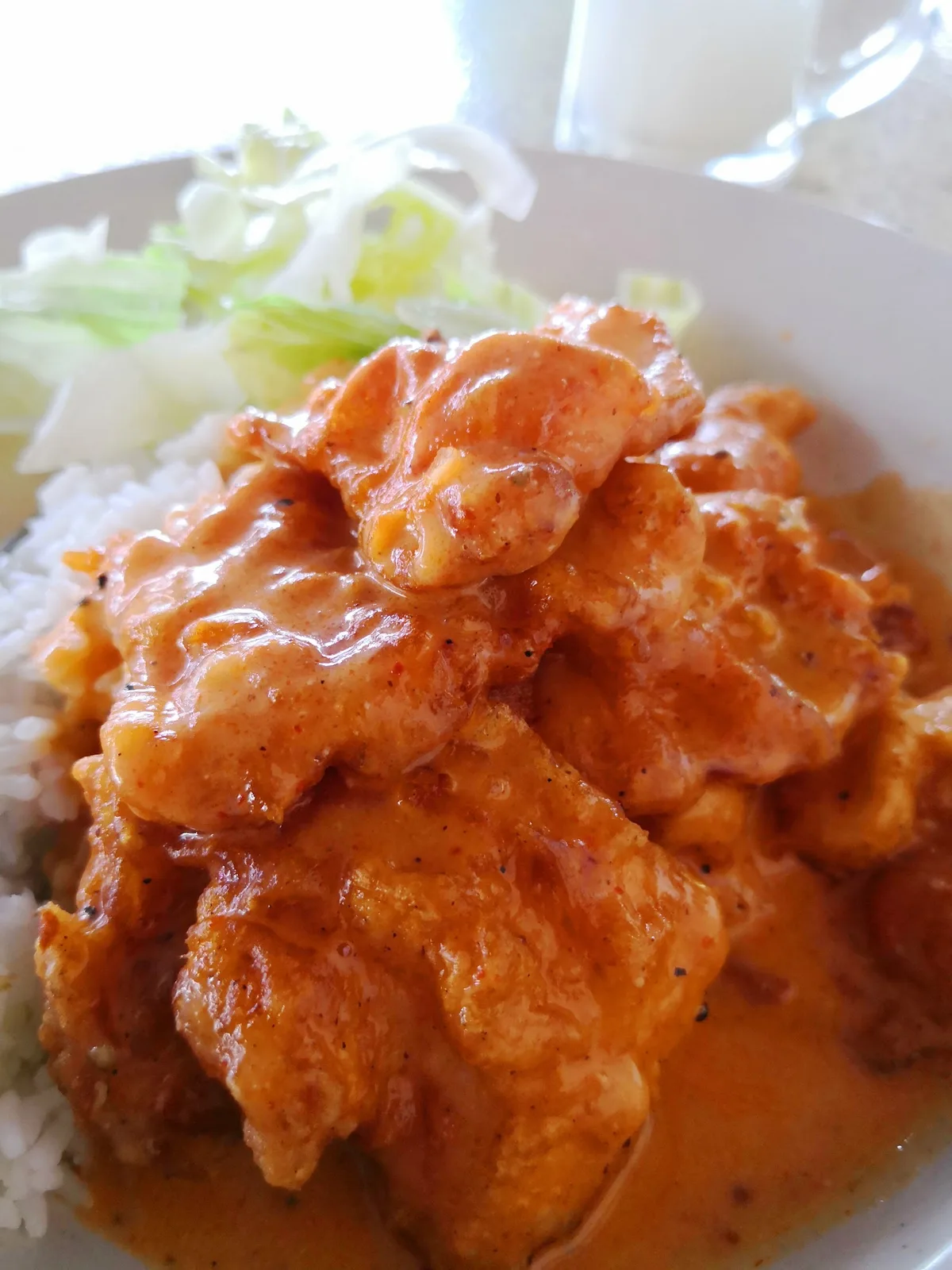 Curry chicken rice