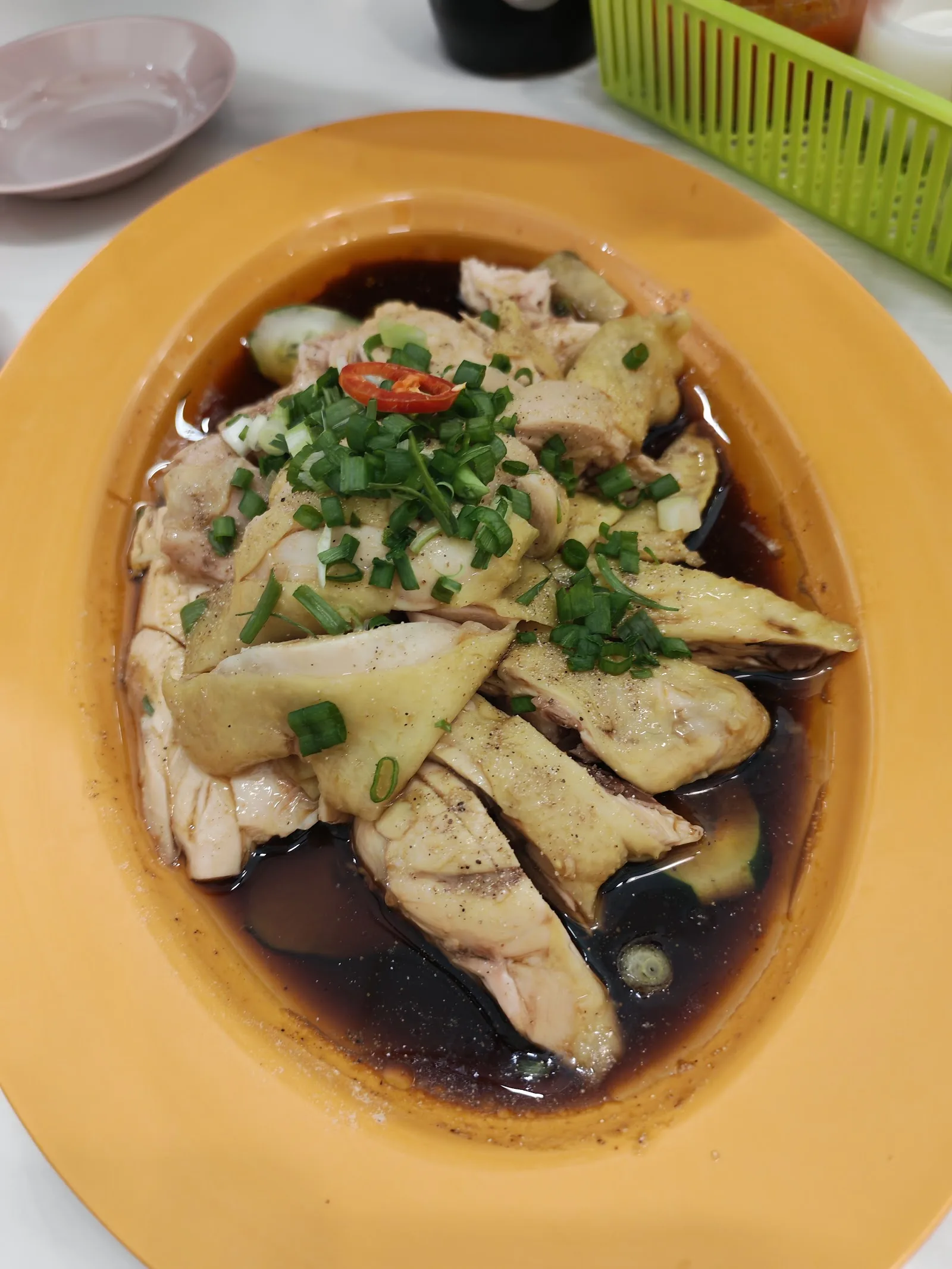 Ann Xin Chicken (Cowan Street Chicken by Ann Xin) 高温街安心芽菜鸡饭 — dish