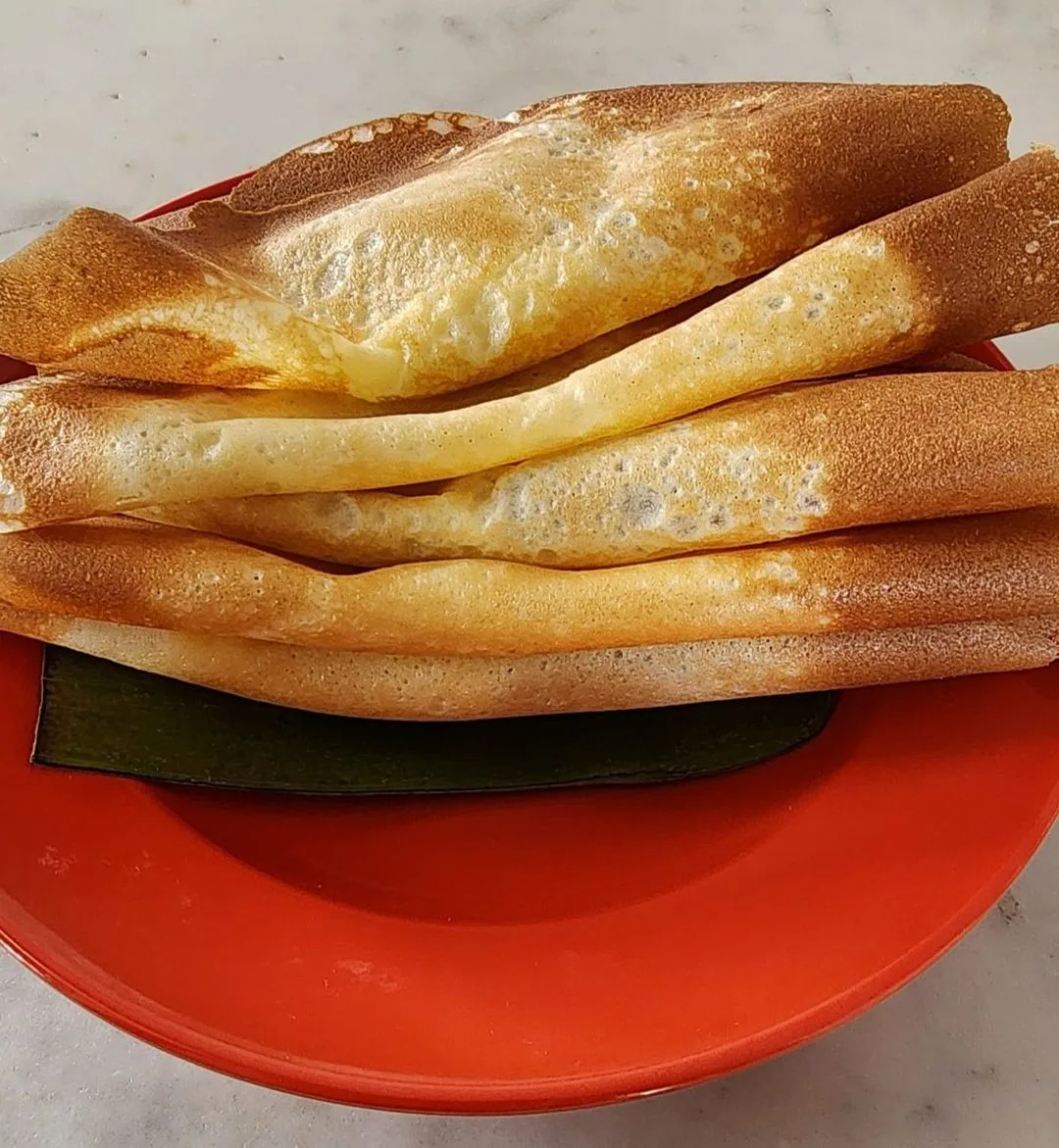 Apom King apom on a plate