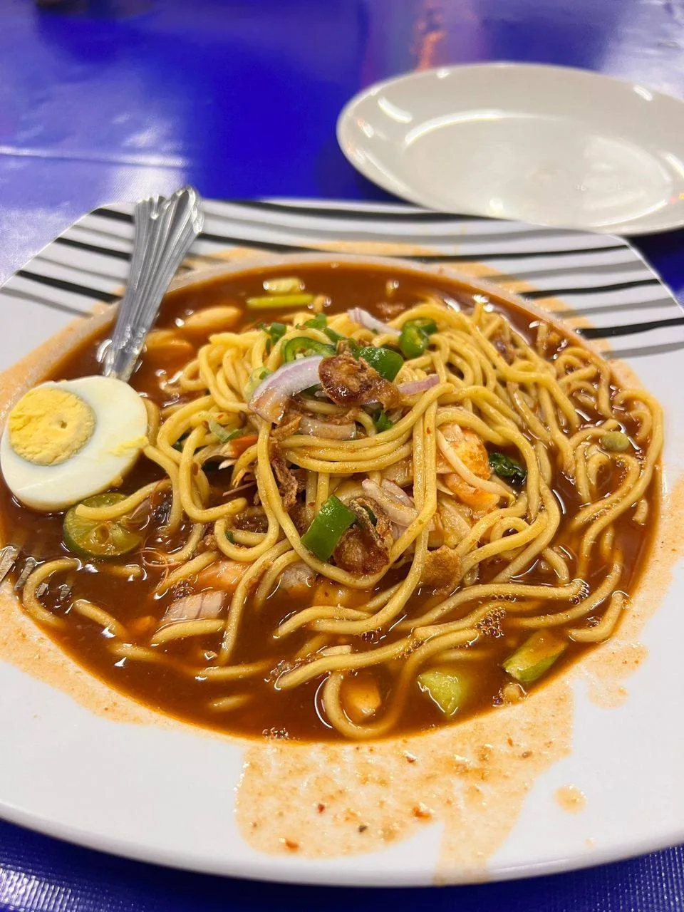 Mee udang with egg