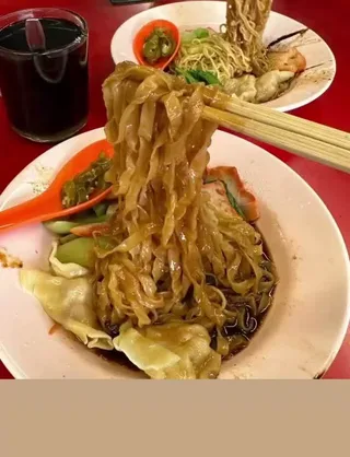 Bayan Baru Wet Market Food Court Wantan Mee