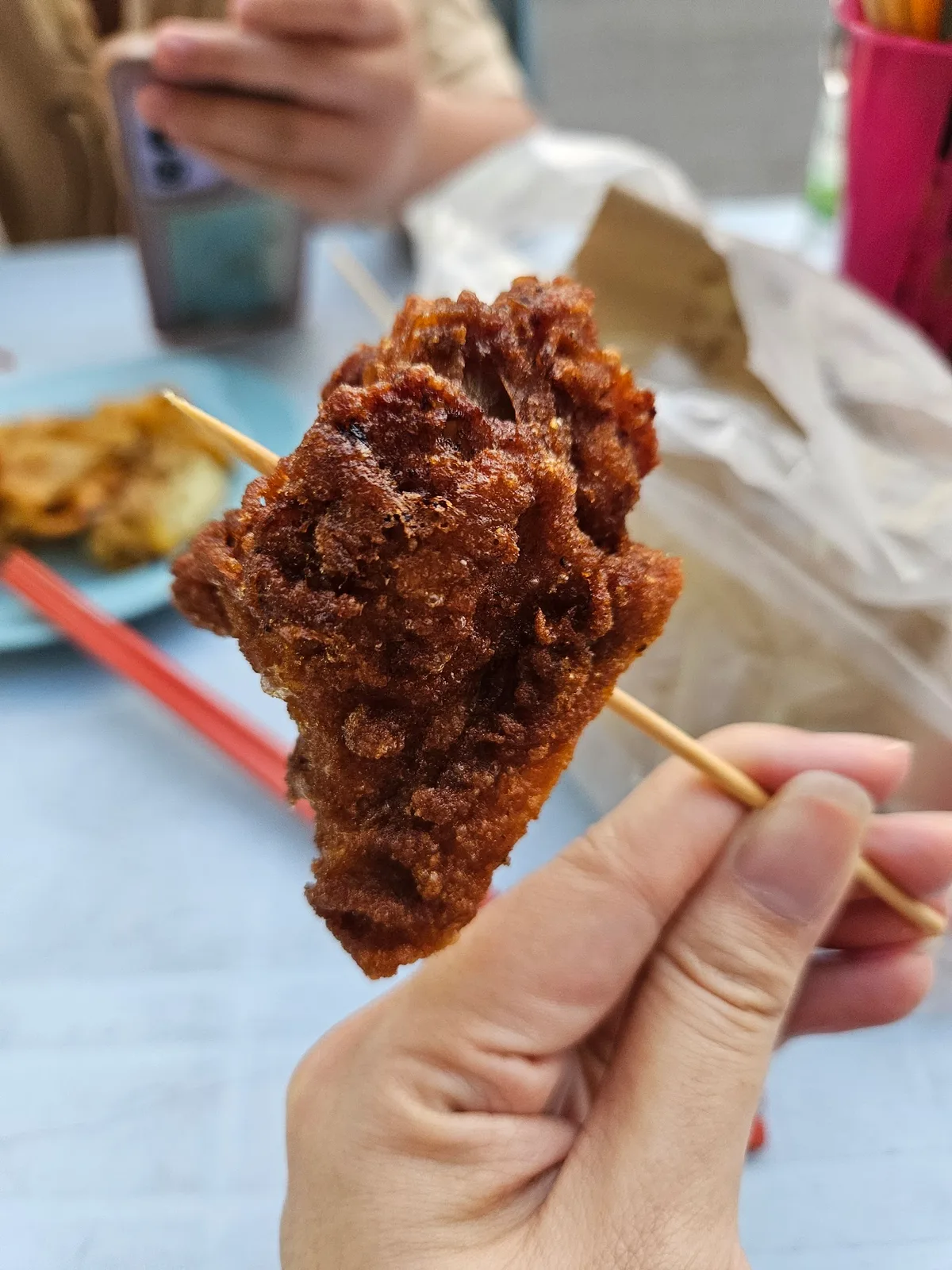 Belacan Chicken Hawker Stall at Kimberly Street — dish