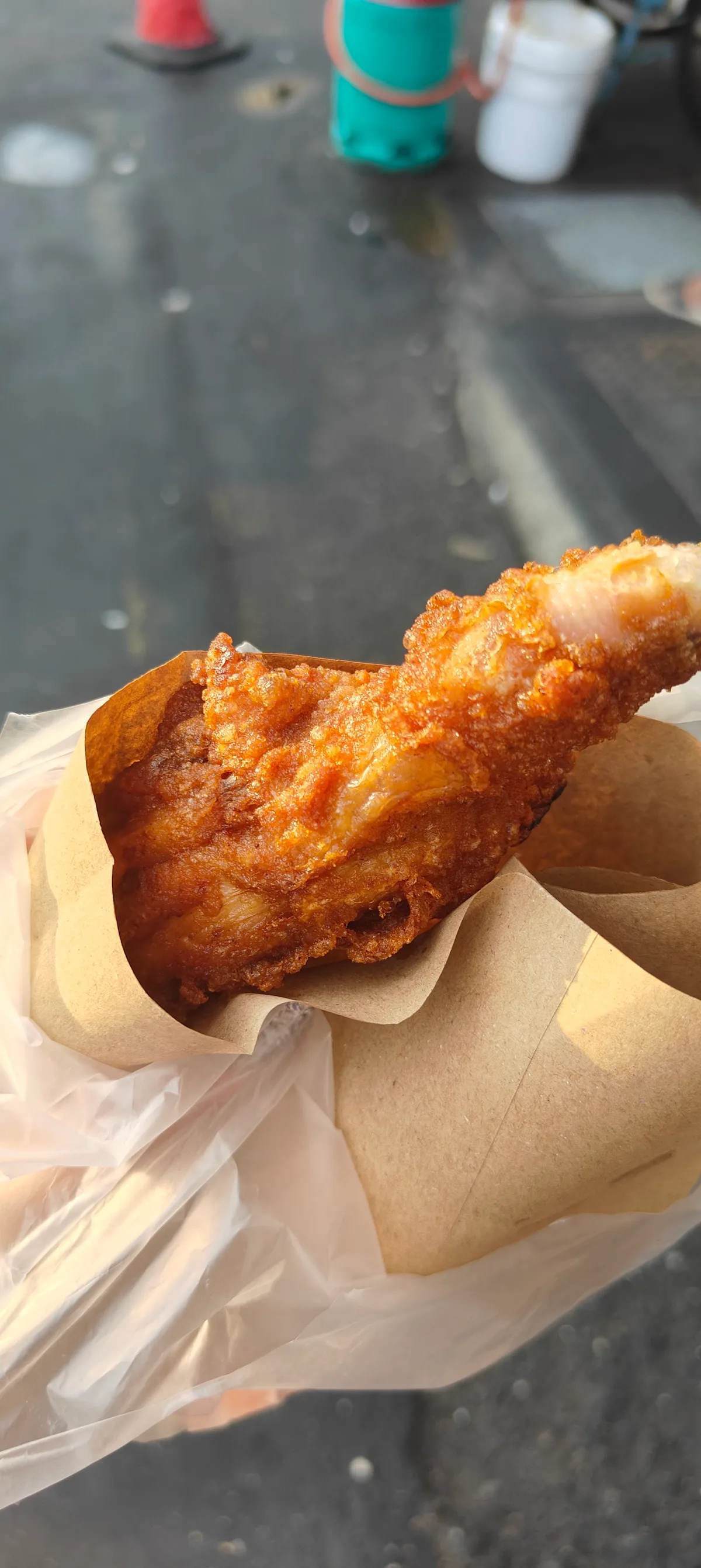 Belacan Chicken Hawker Stall at Kimberly Street — dish