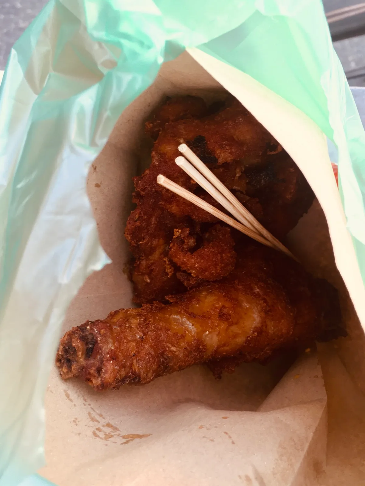 Belacan fried chicken drumstick