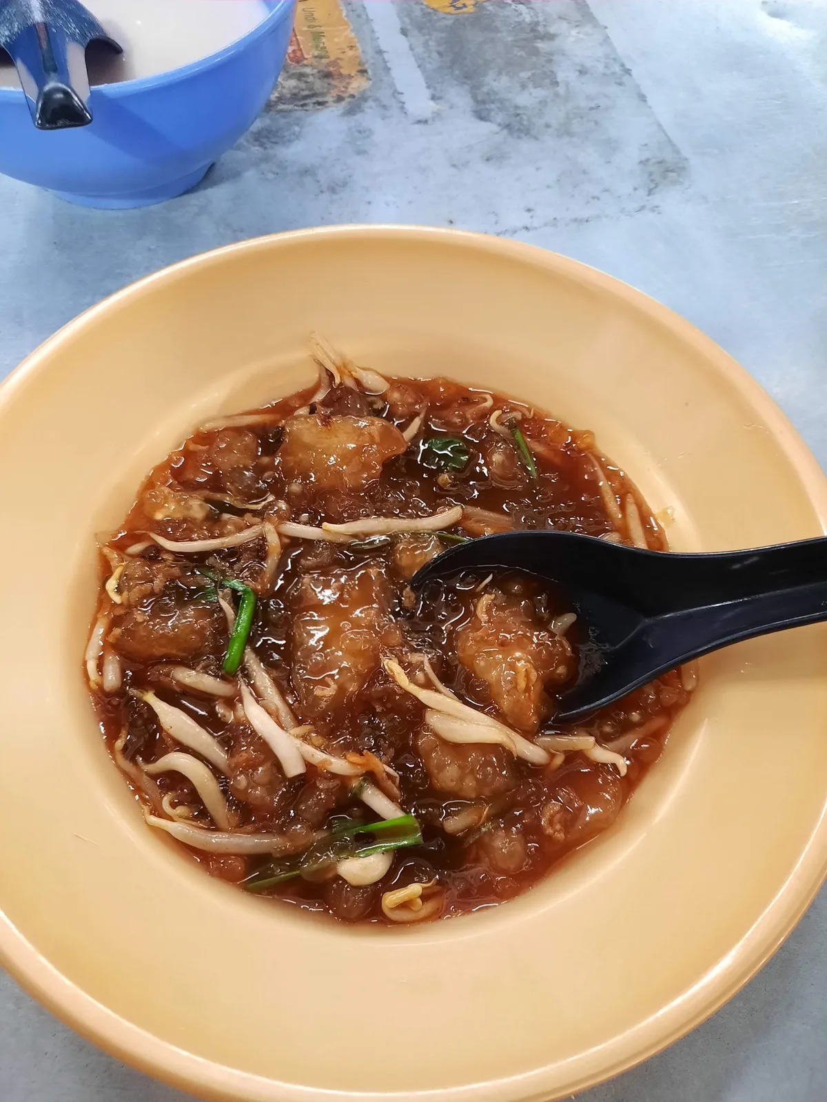 Wet-style stir-fry from the Sisters' stall