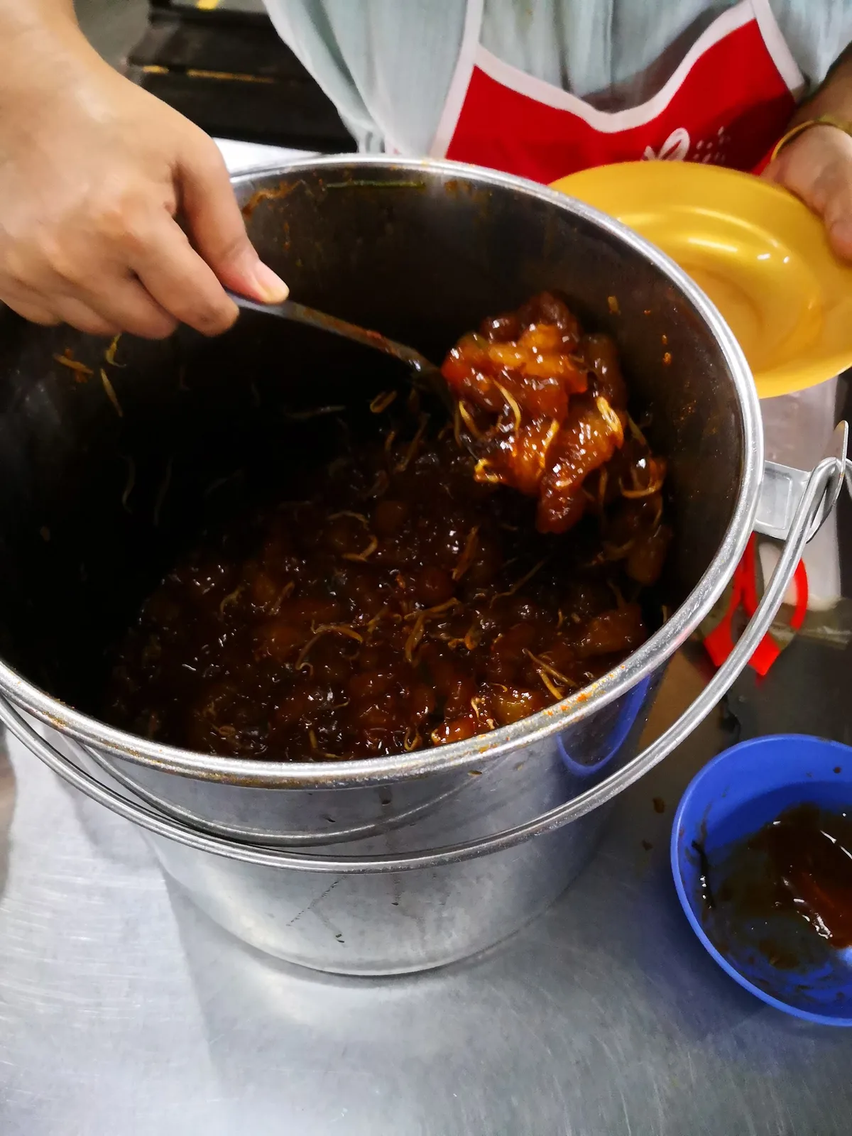 Sago stir-fry fresh from the wok