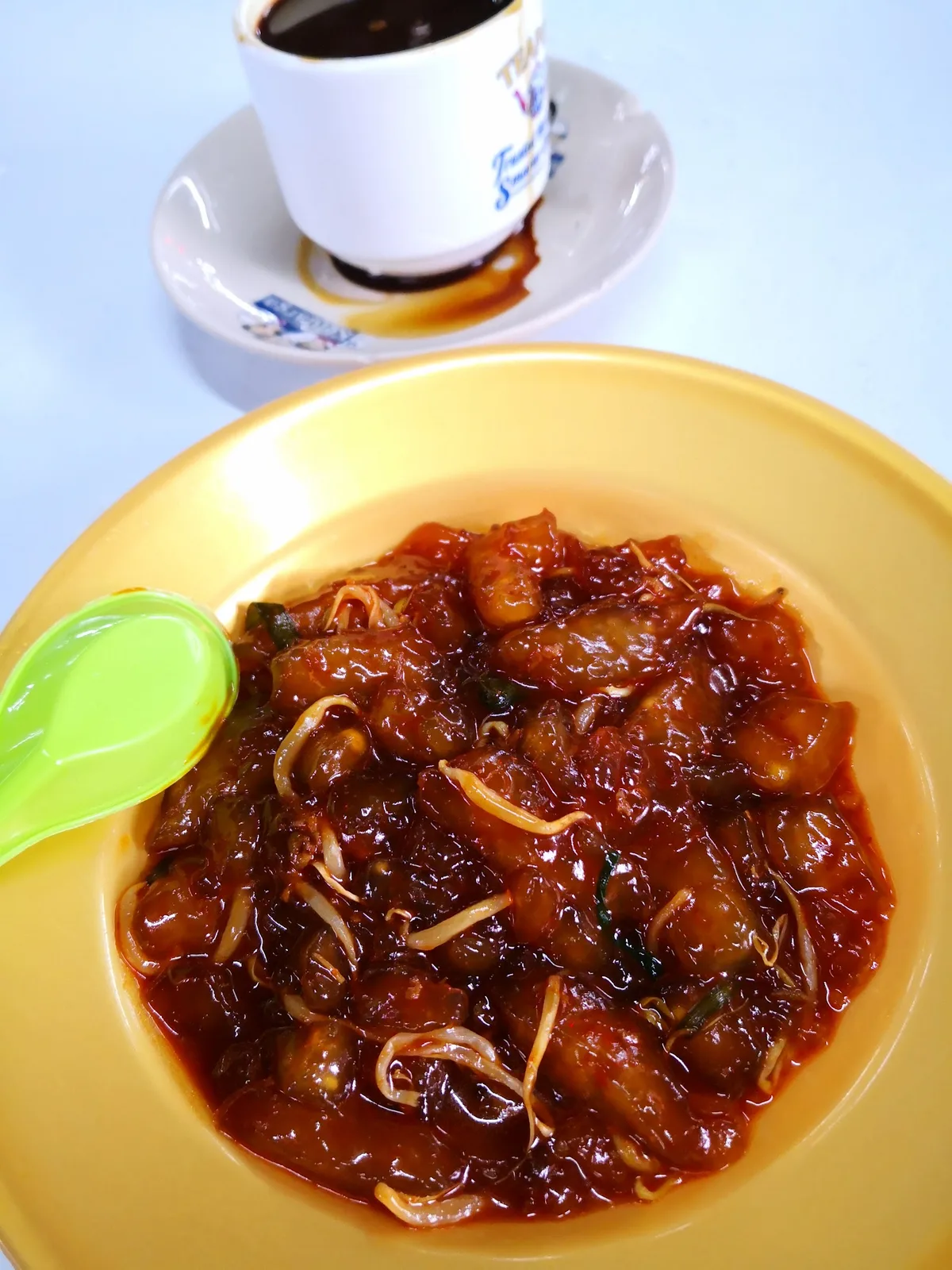 Sago stir-fry with kopi