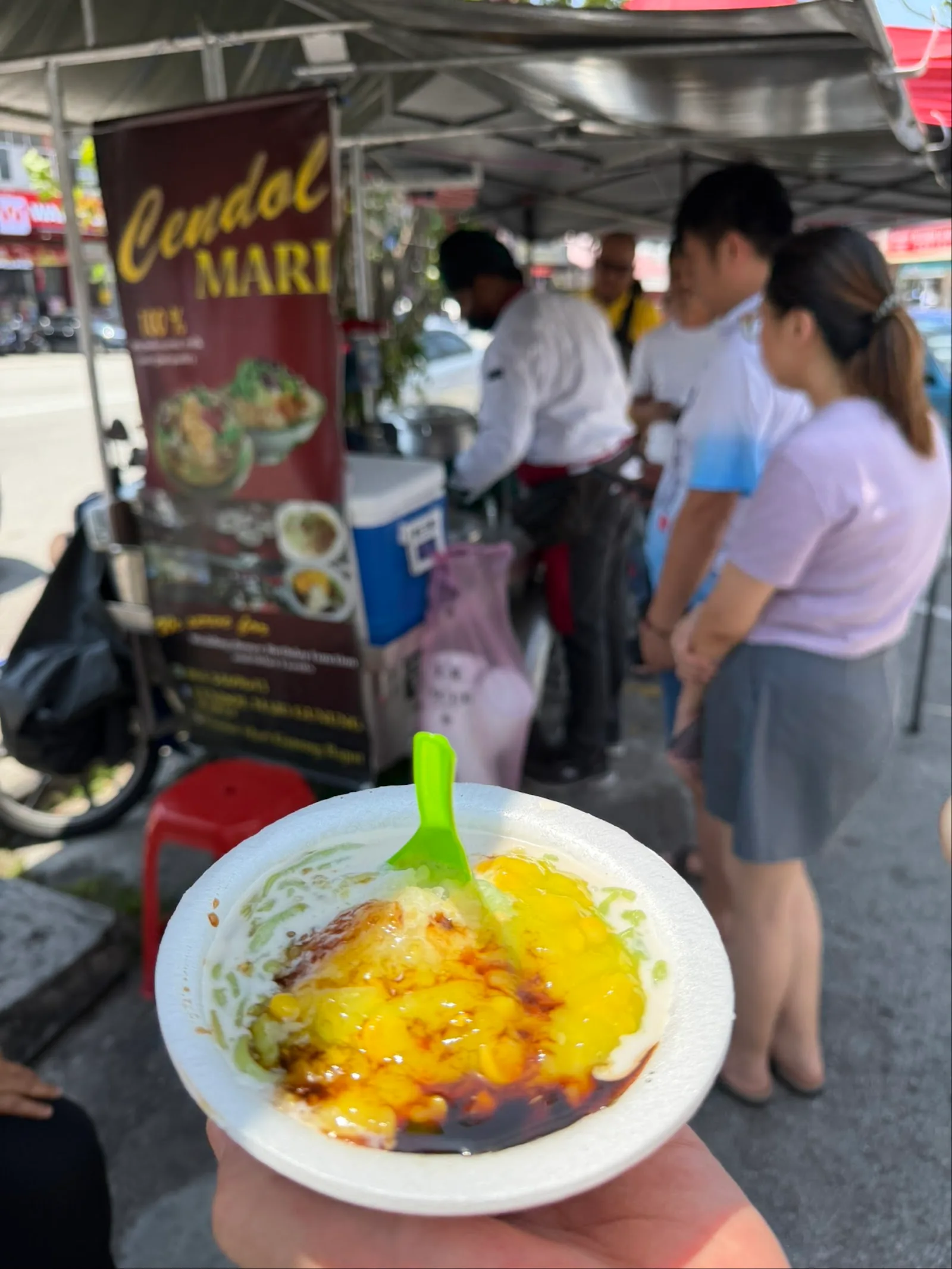 Cendol Mari Gunung Rapat — dish