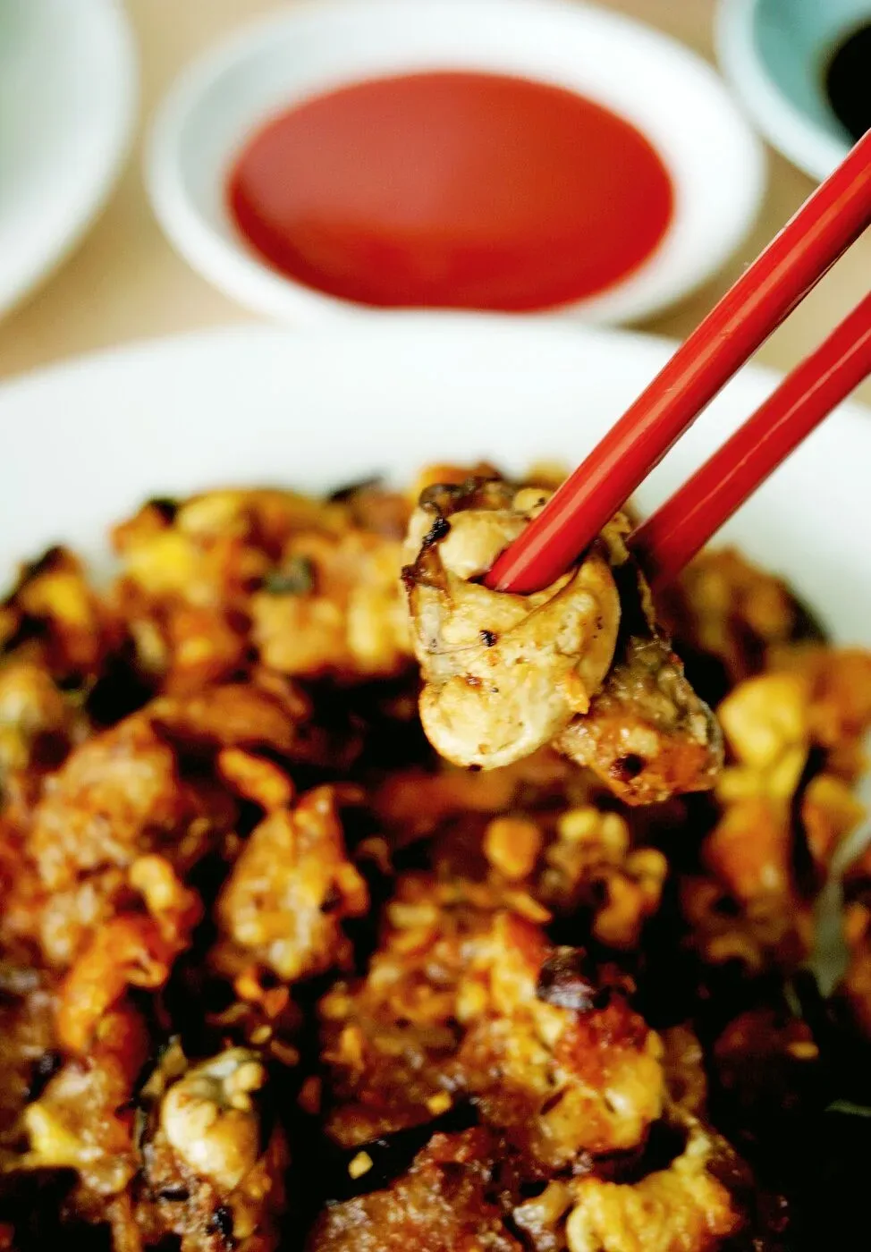 Chai Leng Park Food Court Oyster Omelette — signature dish