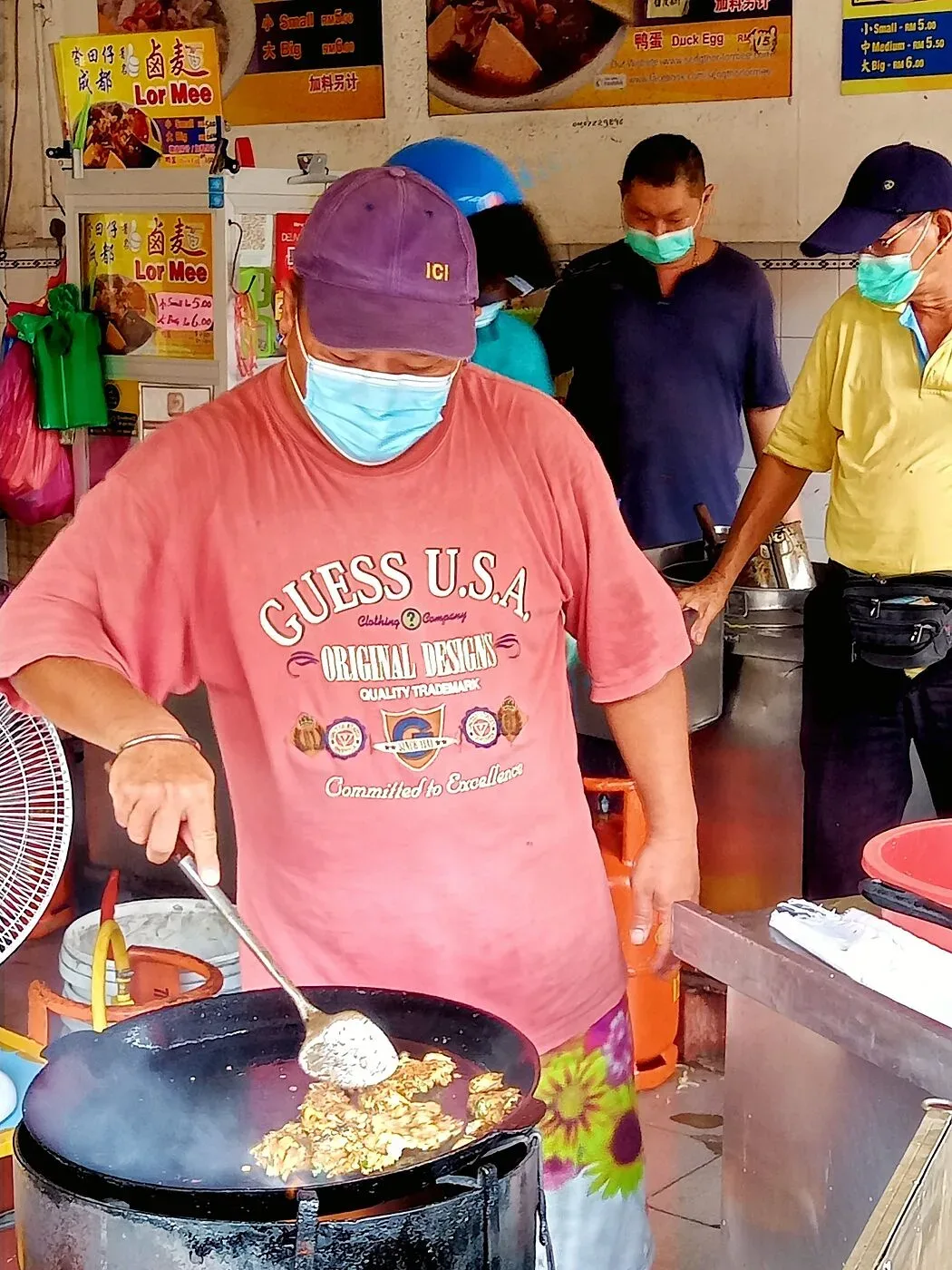 Chai Leng Park Food Court Oyster Omelette — signature dish