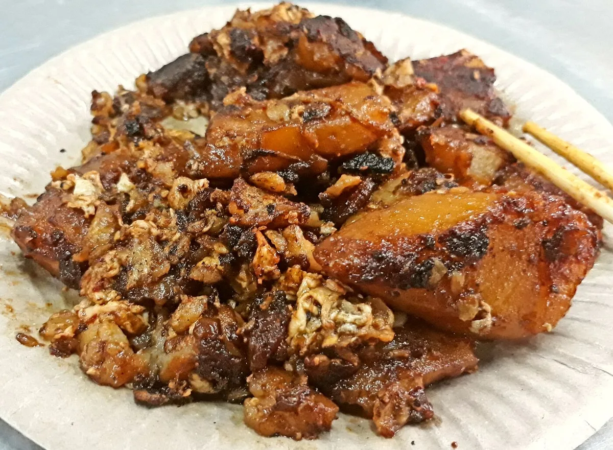 Char koay kak close-up