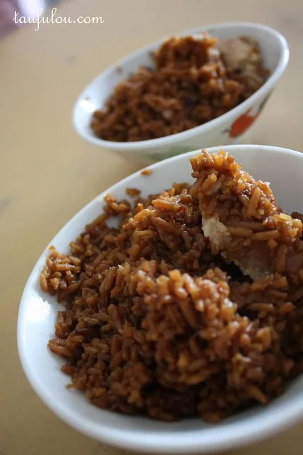 Bowl of yam rice