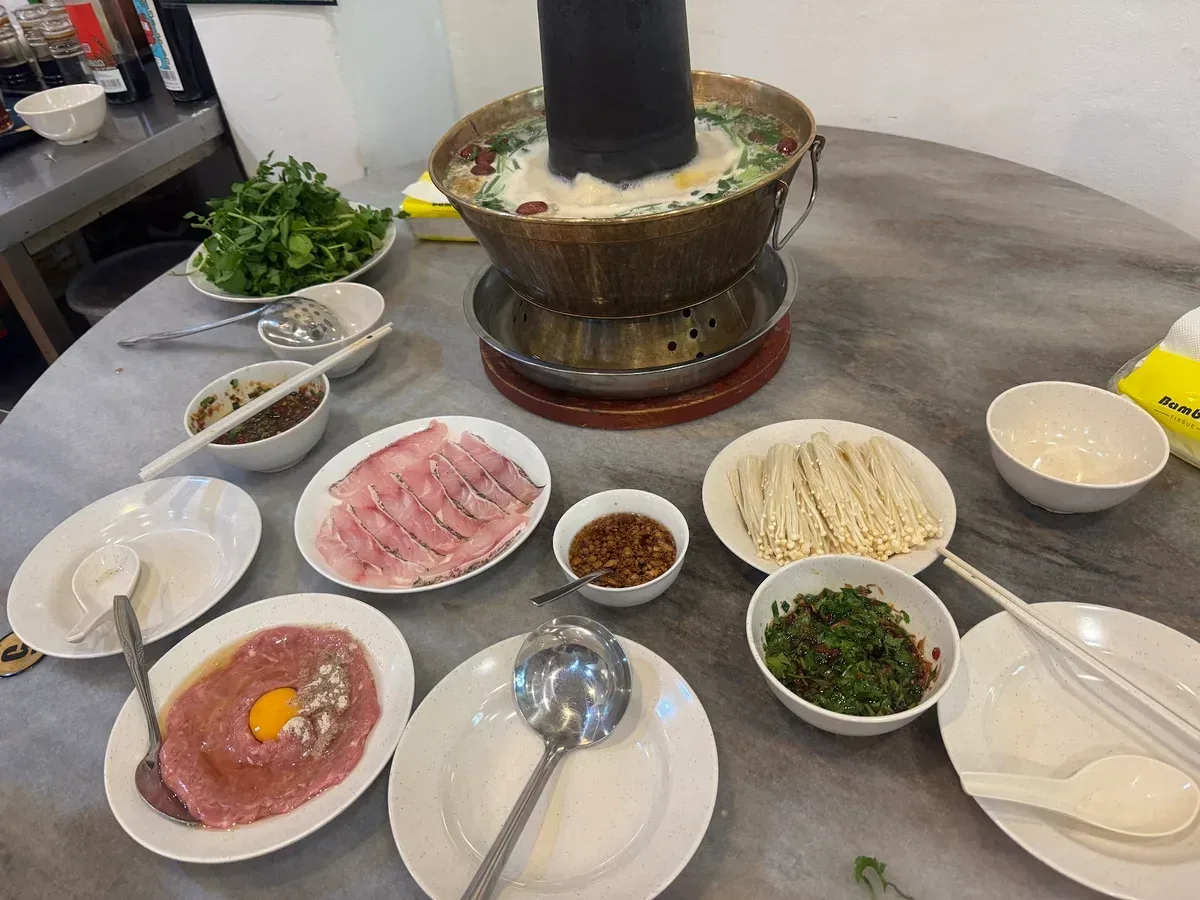 Chuan Yee Charcoal Steamboat — signature dish