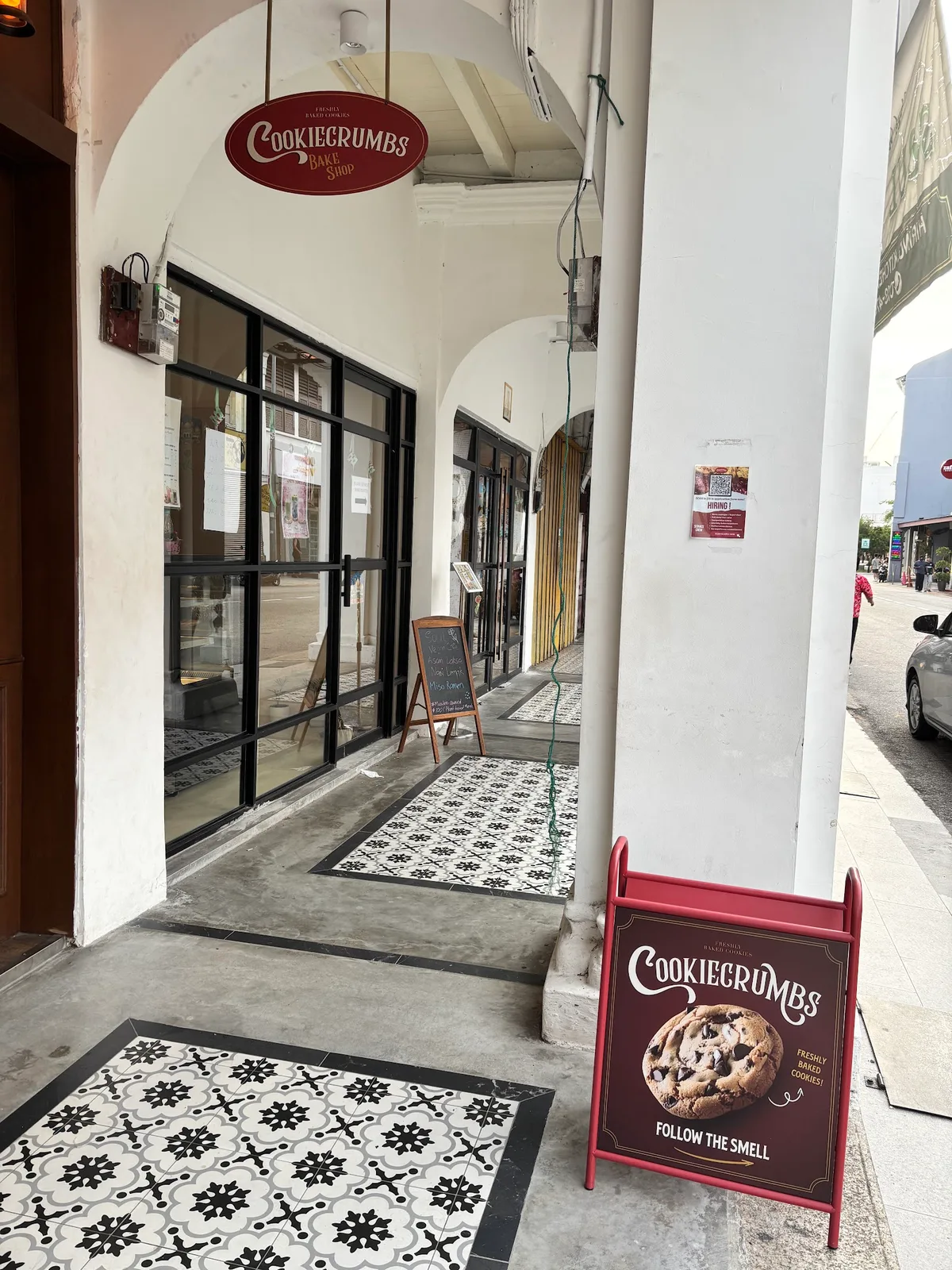 Five-foot-way entrance to the shop