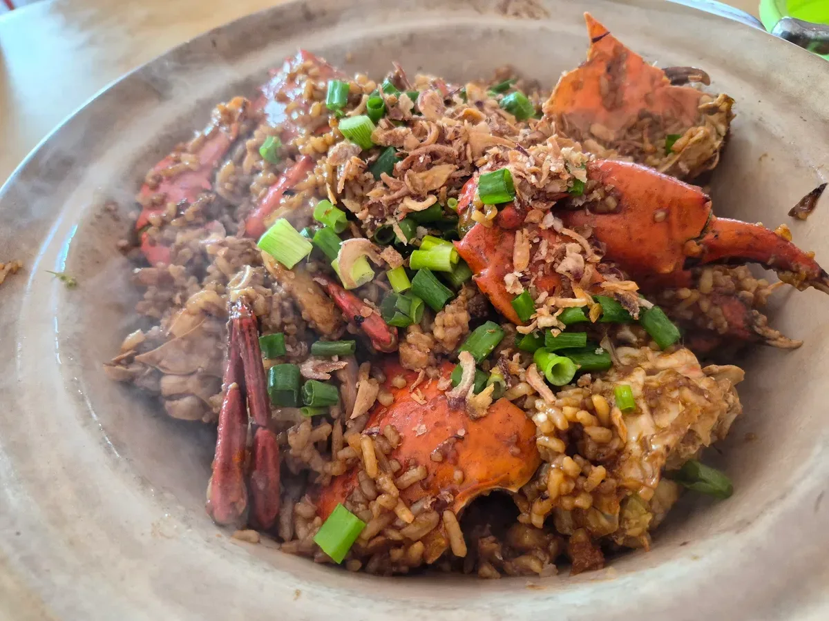 Crab Claypot Rice • Jia Hian Restaurant — signature dish