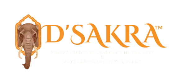 D'Sakra - Finest Indian Restaurant In The City — signage