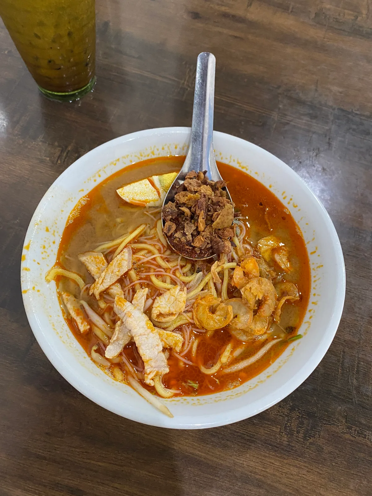 Dannok Cafe Prawn Mee — signature dish