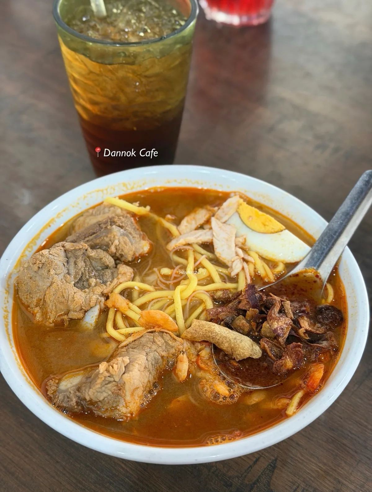 Dannok Cafe Prawn Mee — signature dish