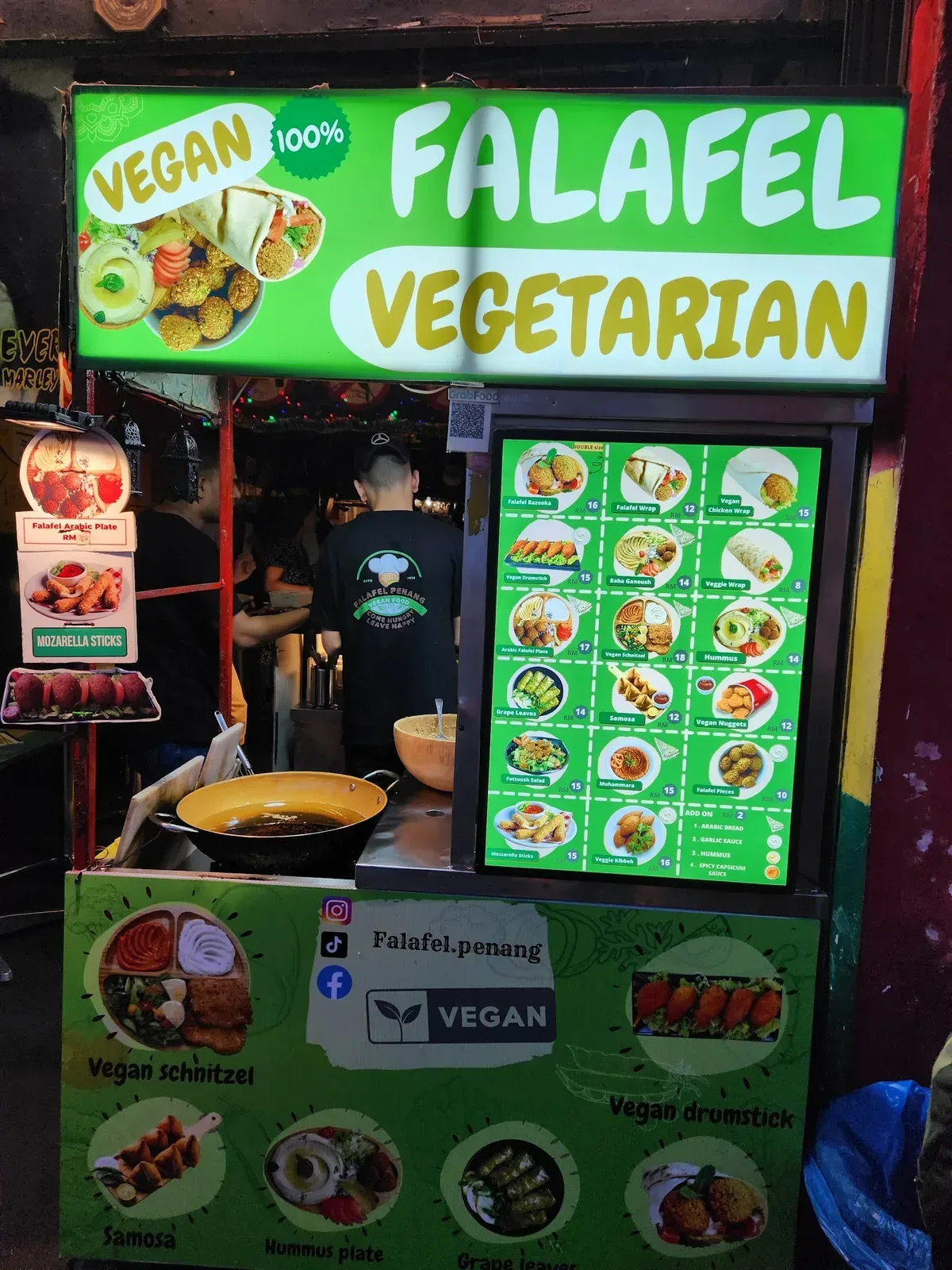 Falafel penang — storefront