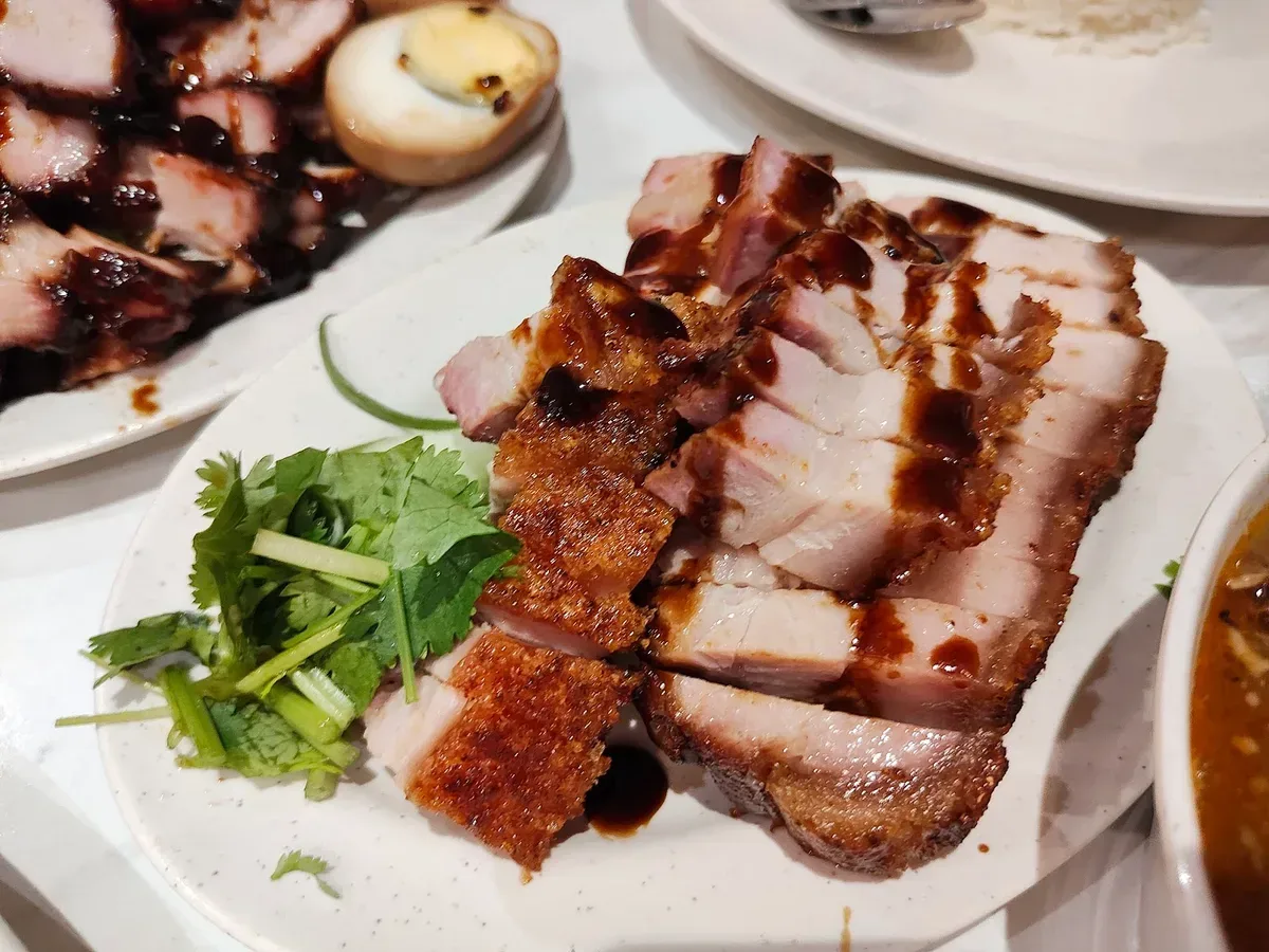Fatty Fatty Hailam Roasted Chicken Rice — signature dish