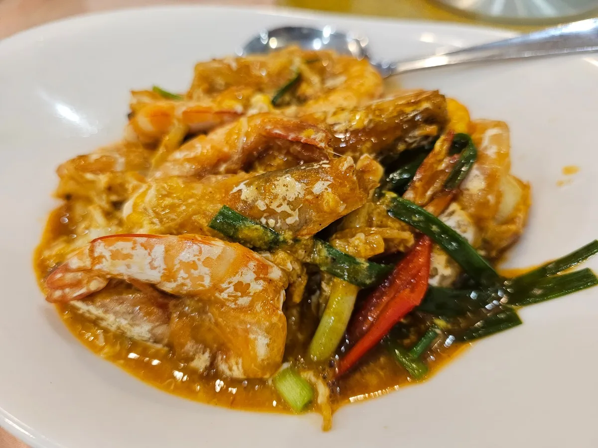 Stir-fried crab