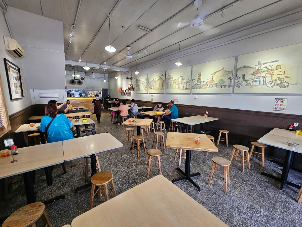 Dining room inside the shop