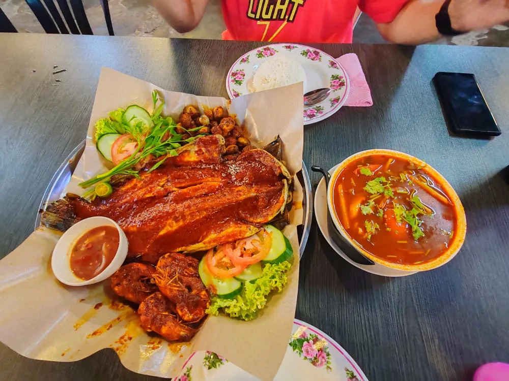 Ikan Bakar Abah — signature dish
