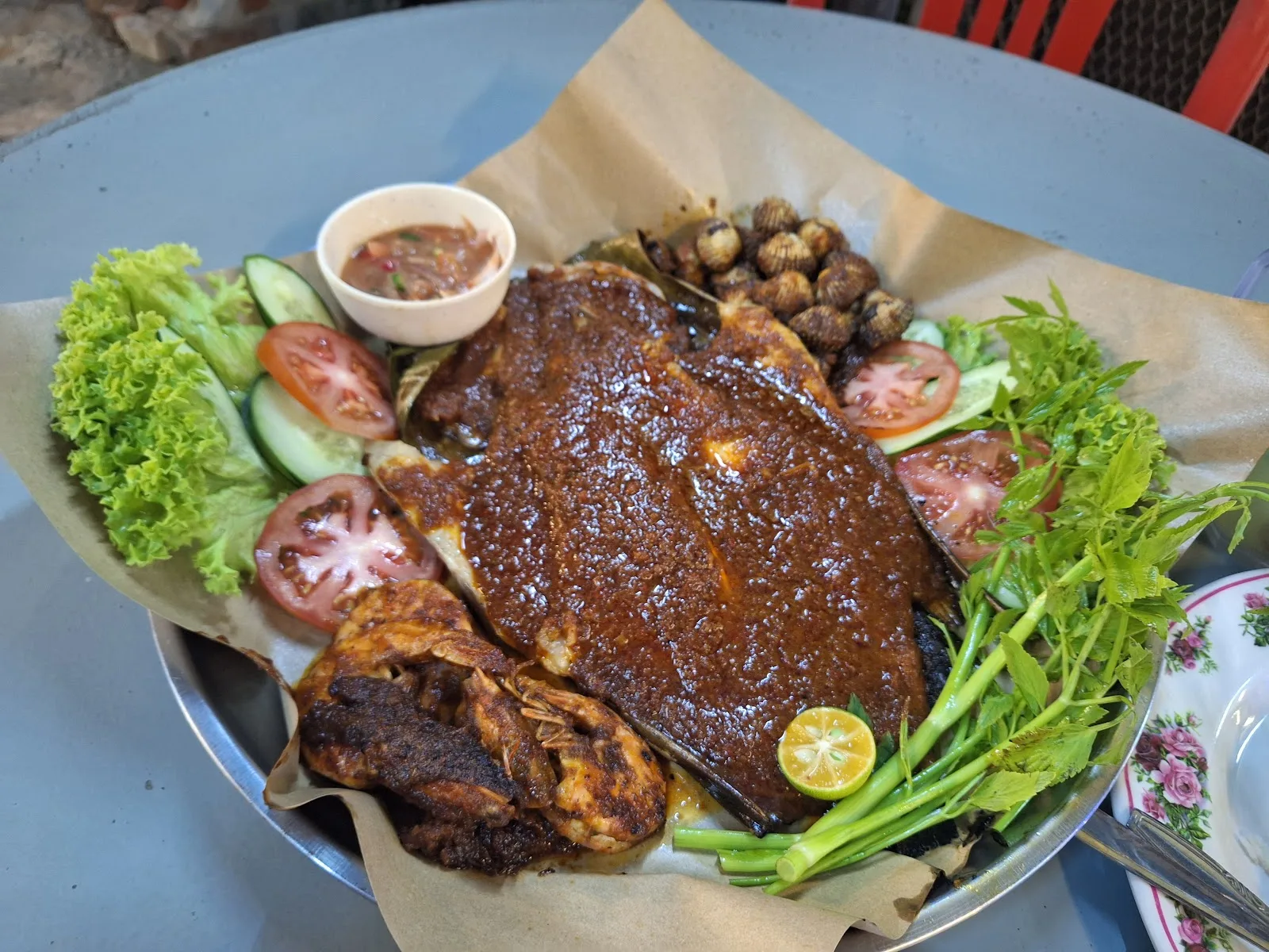 Ikan Bakar Abah — dish