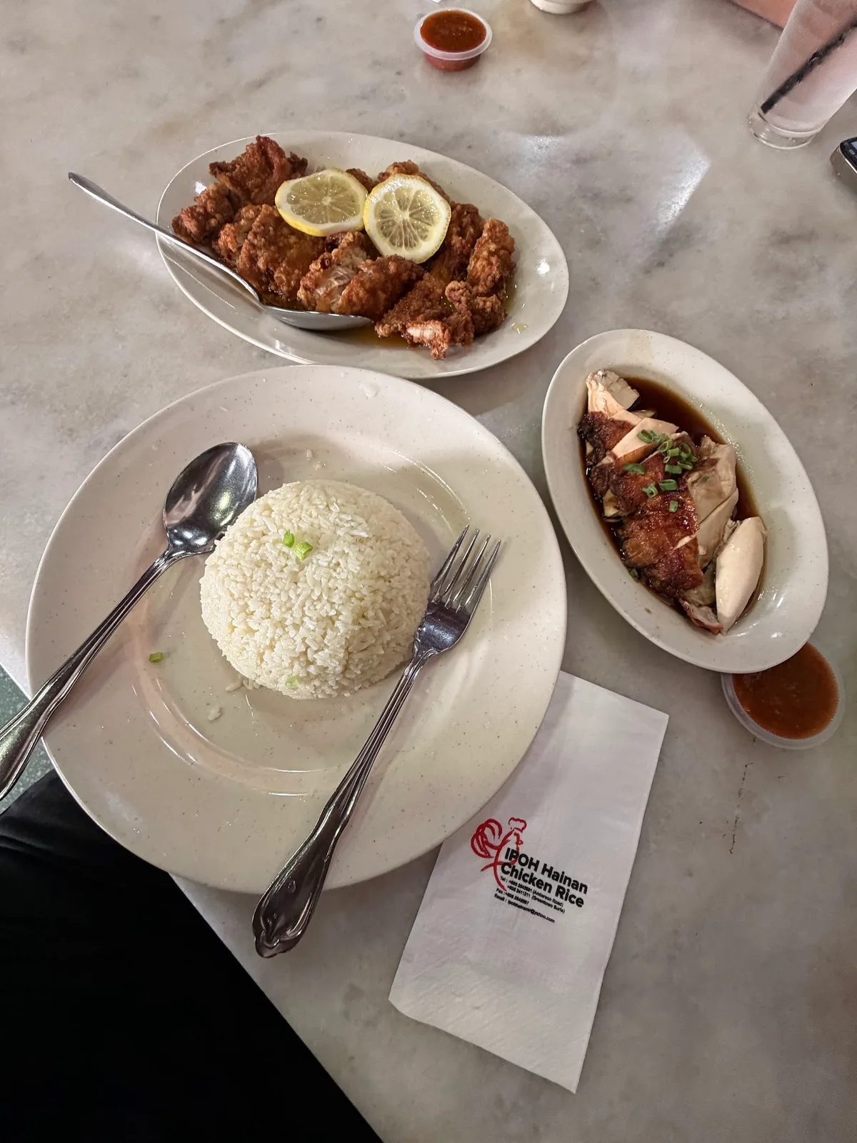Ipoh Hainan Chicken Rice — signature dish