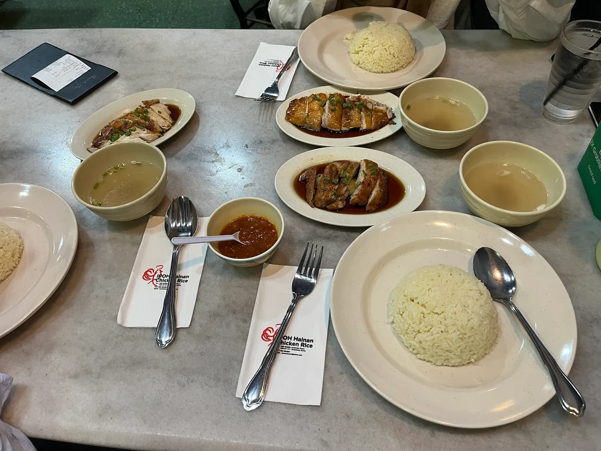 Ipoh Hainan Chicken Rice — signature dish