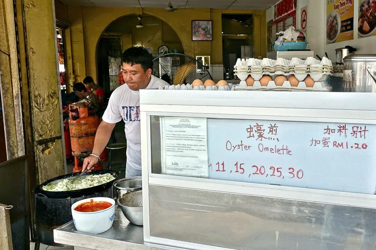 Jelutong Post Office Fried Oyster — signature dish