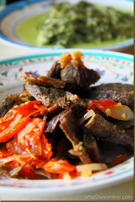 Sambal fish dishes