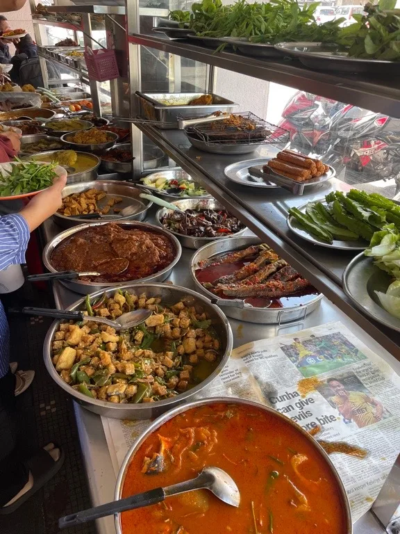Padang dish counter