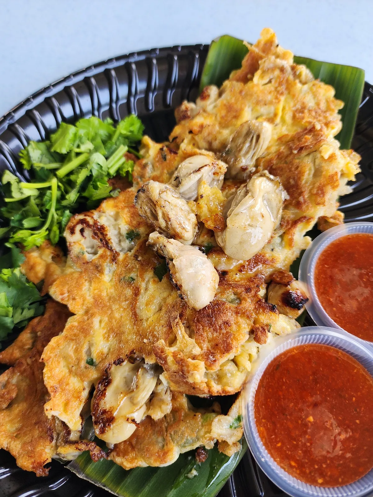 Oyster omelette