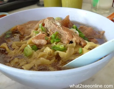 Bowl of beef brisket noodle