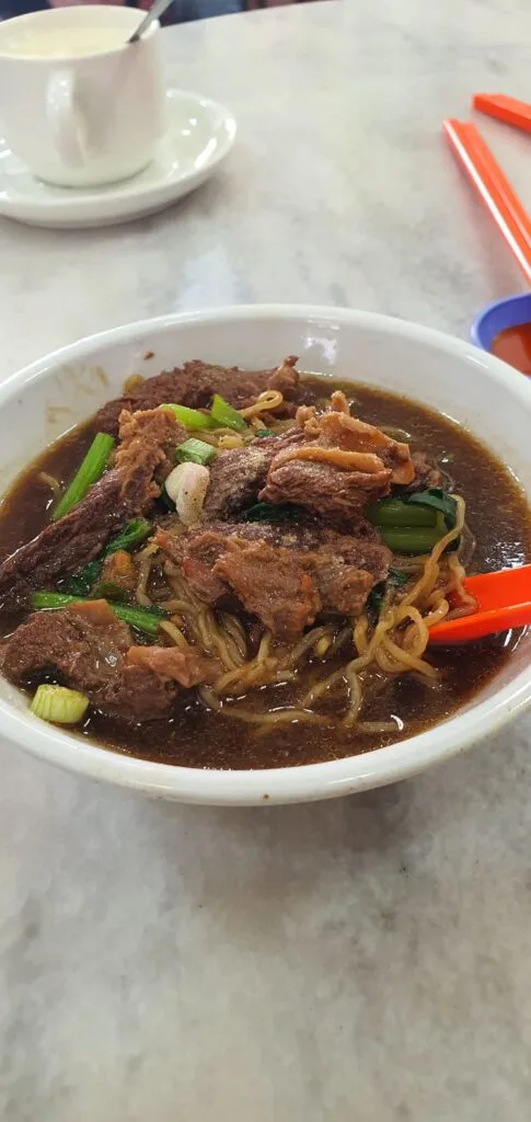 Sai Lam beef brisket noodle soup