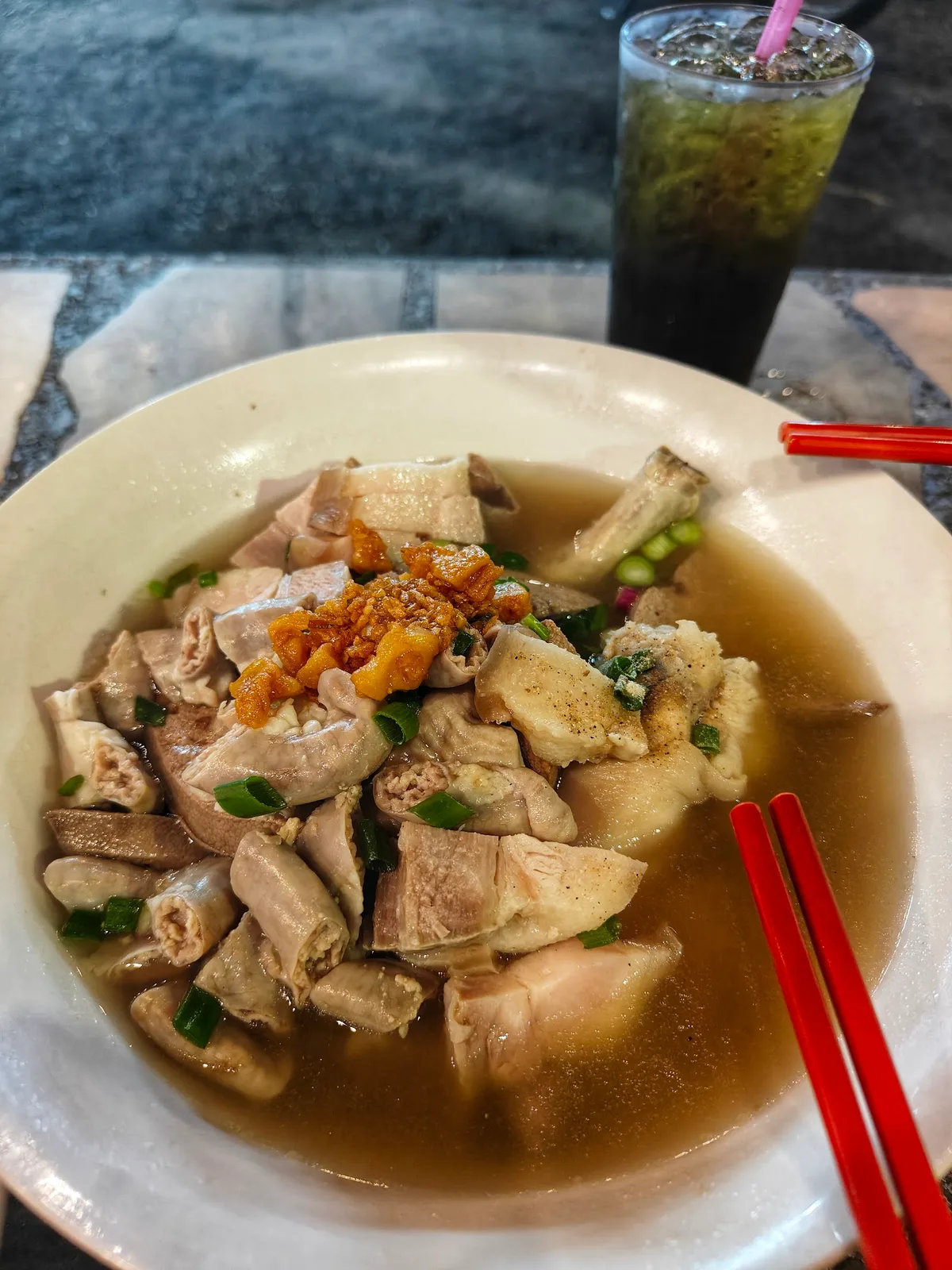 Ko Cha Bi Koay Teow Th'ng — signature dish