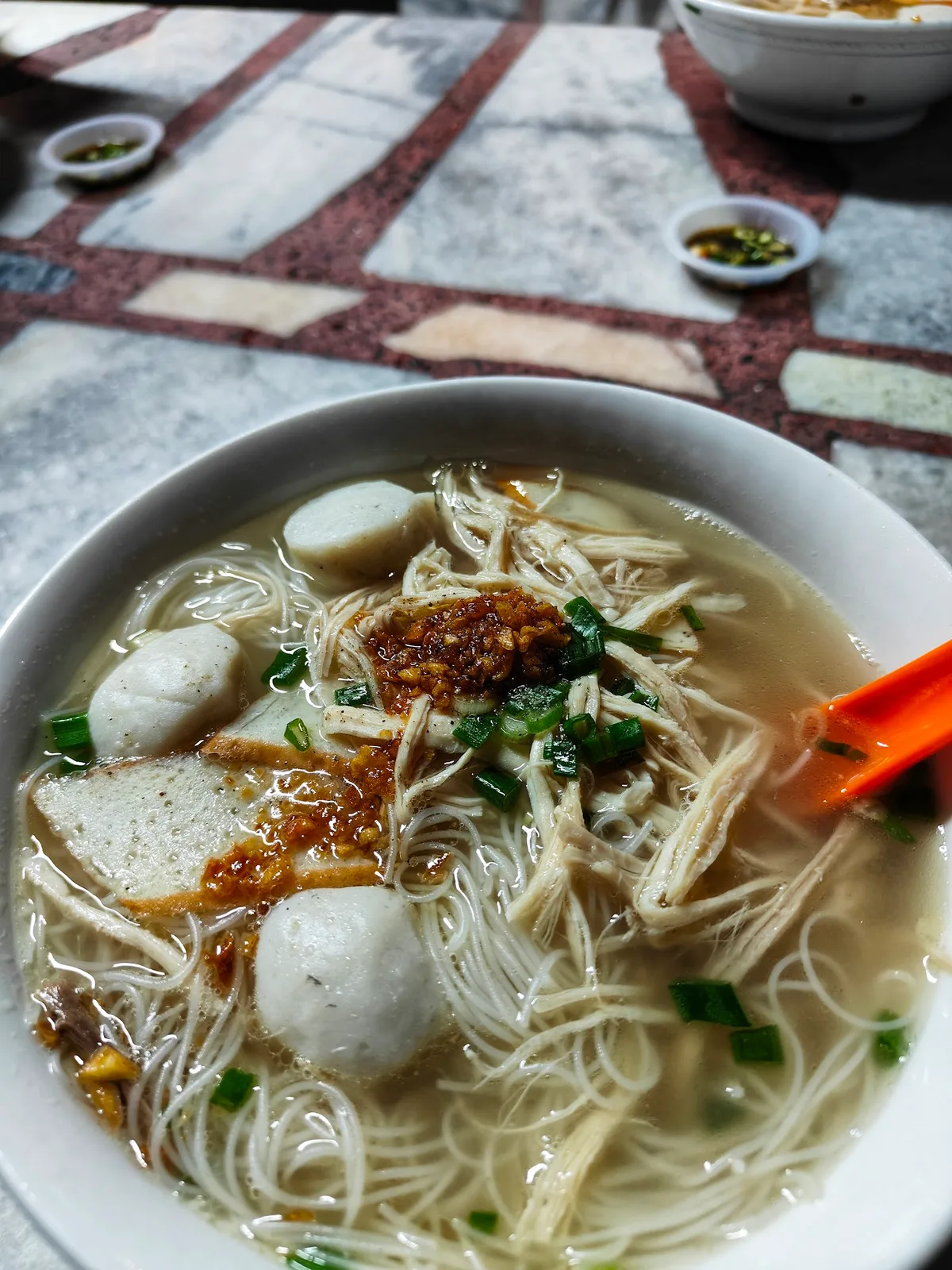Ko Cha Bi Koay Teow Th'ng — signature dish