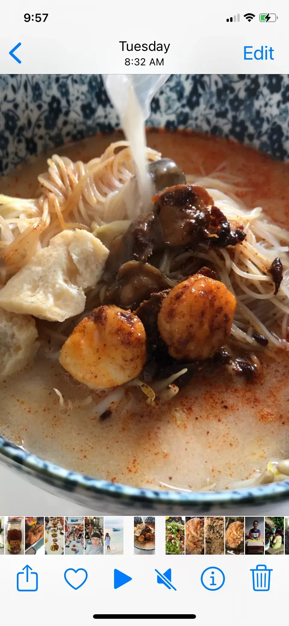 Kuantan Road Curry Mee @ Shark — signature dish