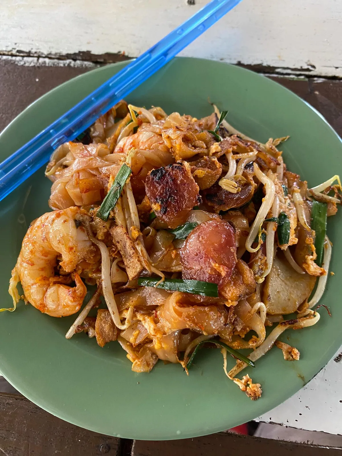 栳葉園火炭炒粿條 Char Kuey Teow — dish