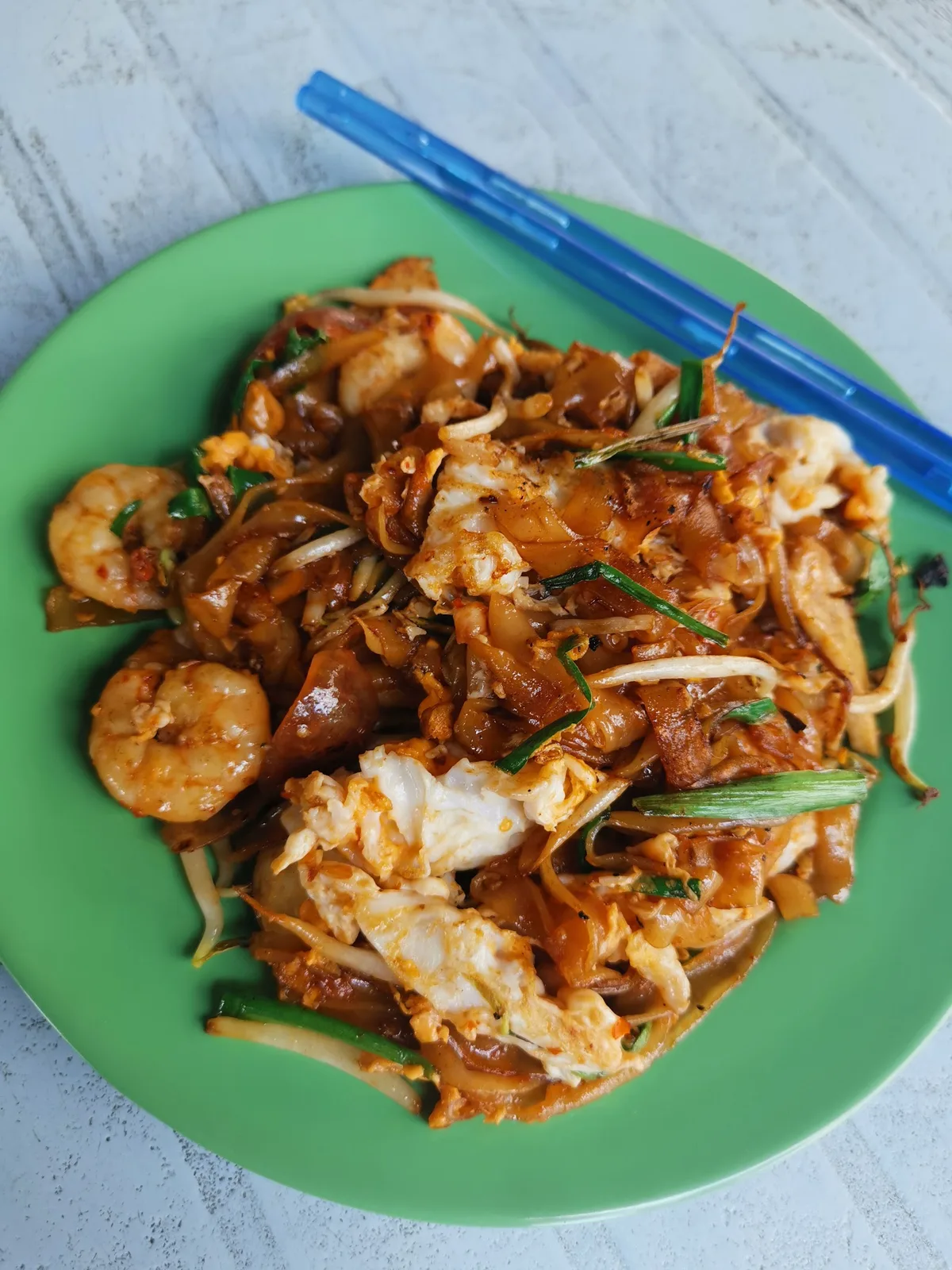栳葉園火炭炒粿條 Char Kuey Teow — dish