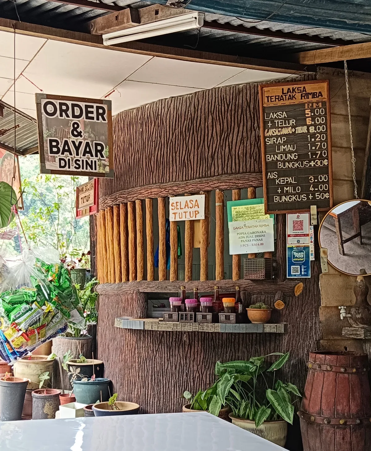 Order and pay counter