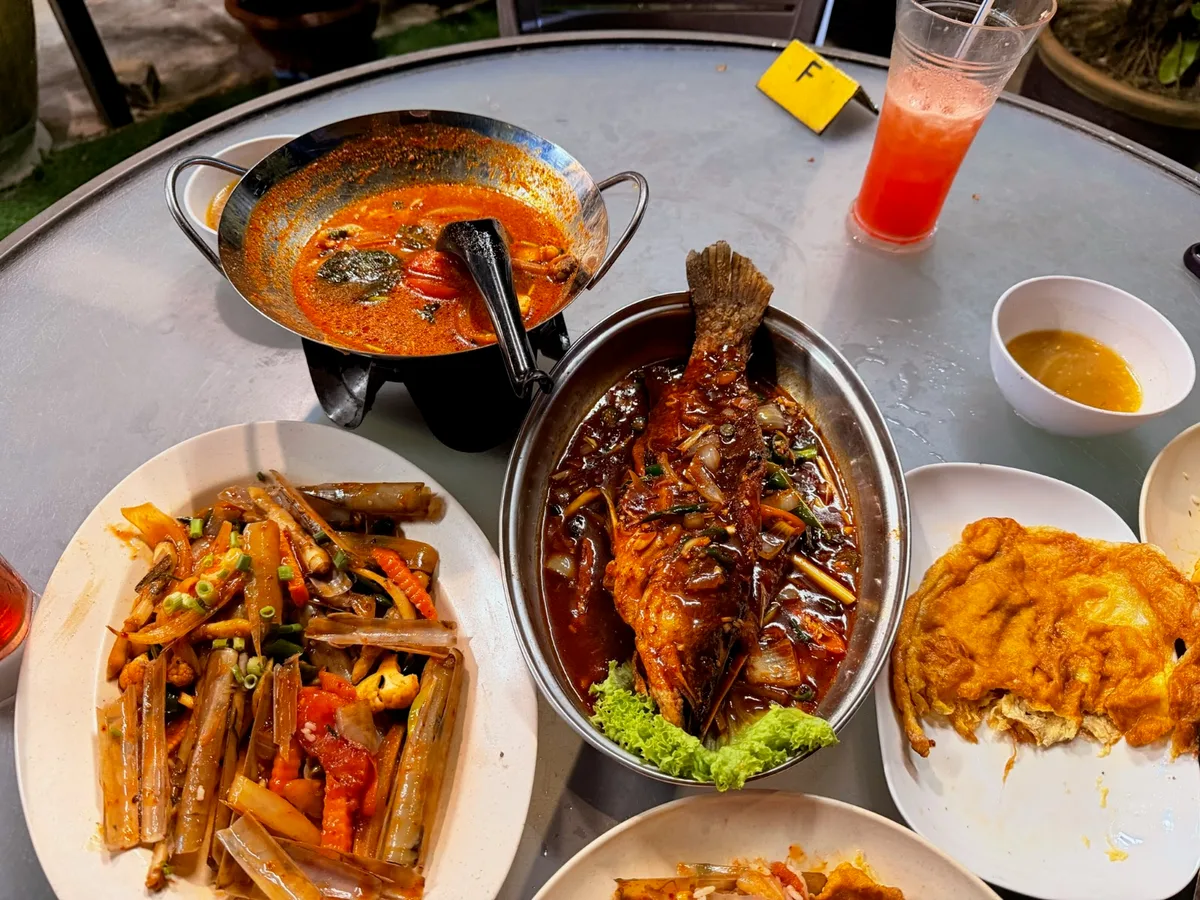 Lan's Corner Ikan Bakar — signature dish