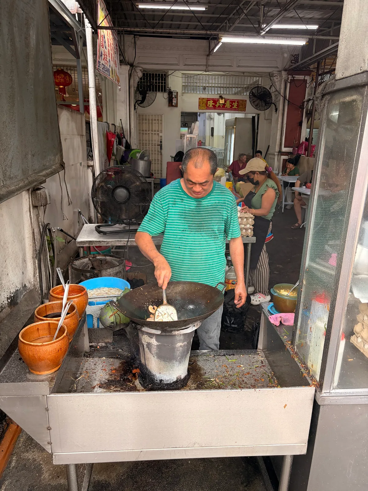 Lebuh Presgrave Charcoal Duck Egg Char Koay Teow — signature dish